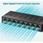 Коммутатор TP-Link LS1008G (L2) 8x1Гбит/с неуправляемый, фото6