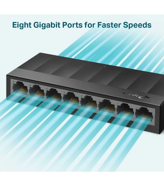 Коммутатор TP-Link LS1008G (L2) 8x1Гбит/с неуправляемый