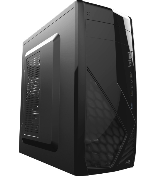 Компьютерный корпус Miditower Aerocool/Formula Cs-1102 черный ATX/micro ATX/mini ITX, USB 3.0 (без БП) 58133