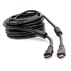 Кабель HDMI Cablexpert CCF2-HDMI4-15M, 19M/19M, v2.0, медь, позол.разъемы, экран, 2 фер.кольца, 15м, черный, пакет, фото 1