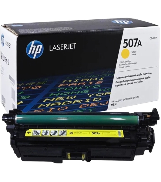 Картридж лазерный HP CE402A желтый CLJ M551 (6000 стр.)