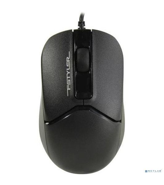 Мышь проводная A4Tech Fstyler FM12S черный, 1200 dpi, USB, кнопки - 3