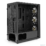 Компьютерный корпус Miditower ExeGate EVO-8227 (ATX, без БП, 2хUSB+1хUSB 3.0+HD Audio, черный, 3 вент. с RGb подсветкой, боковая панель - закаленное стекло), фото13