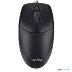Мышь проводная Perfeo DEBUT черный, 1000 dpi, USB, кнопки - 3, фото 1