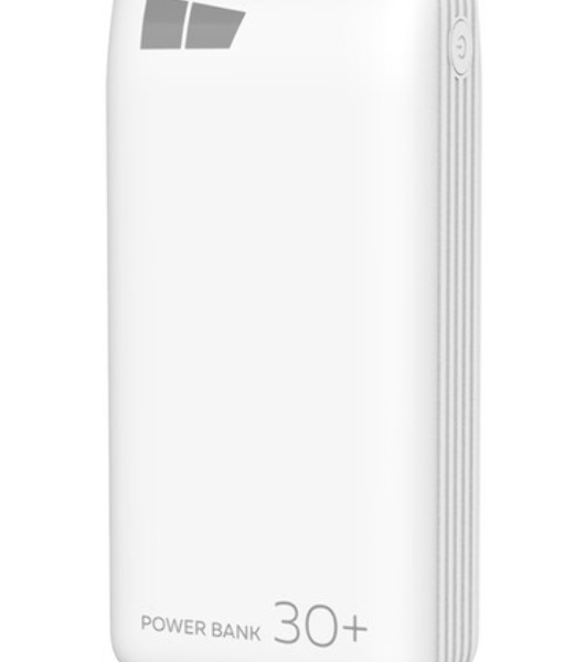 Портативный аккумулятор More choice (4620202550583) PB22-30 с кабелем 2USB 2.1A - 30000mAh белый