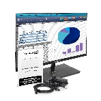 Монитор 21.5' 100 Гц ExeGate SmartView EP2200 (IPS LED Grade A+, FHD, 1920x1080@100Гц, 16:9, 250cd/m2, 1000:1, 178°/178°, 5ms, D-Sub, HDMI, Flicker-free, Low Blue Light, кабель HDMI 1.5м, VESA, регулировка наклона (tilt), черный), фото6