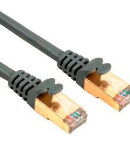Патч-корд Hama H-78422 8p8c (RJ45) (m-m) CAT5e STP 1.0 м 1000 Мбит/с экранированный 1зв серый 