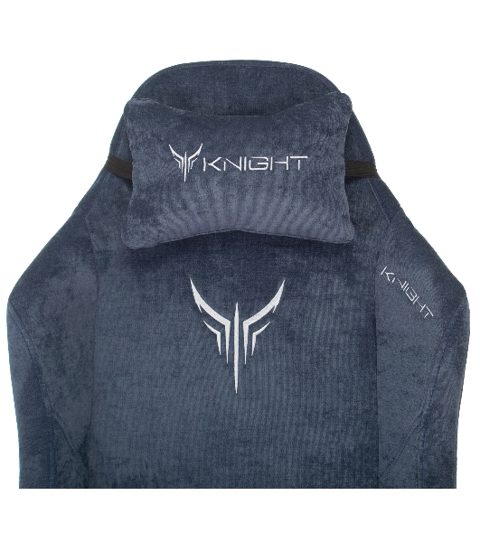 Кресло Knight N1 Fabric синий, ткань, 120 кг, механизм качания