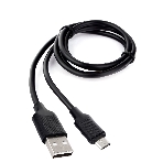Кабель Micro USB кабель Cablexpert CCB-mUSB2-AMBMO2-1MB, фото 1