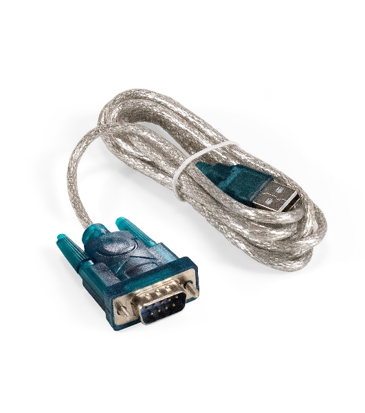 Кабель-адаптер USB 2.0-RS232 ExeGate EX-UAS-1.8 (Am/DB9M, 1,8м, крепеж разъема - винты)