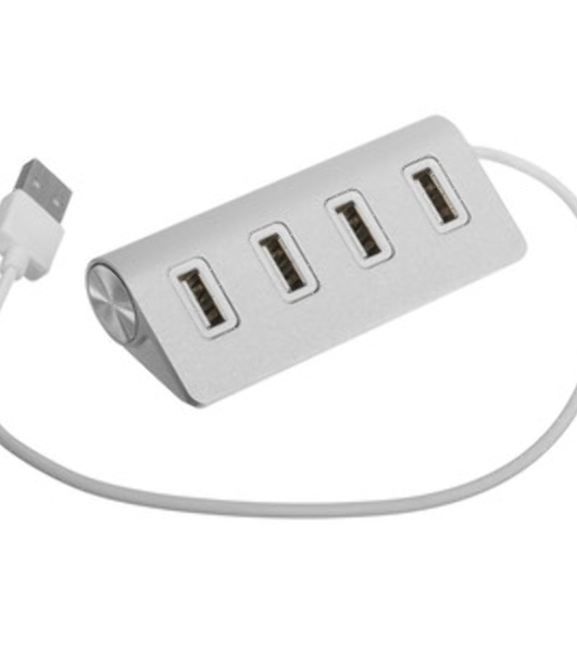 Разветвитель Rexant 4 USB-port серебристый