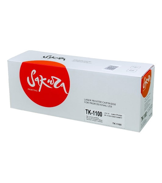 Картридж Sakura TK1100 для Kyocera Mita SF-1110/1024/1124MFP, черный, 2100 к.