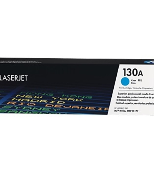 Тонер Картридж HP 130A CF351A голубой для HP M153/M176/M177