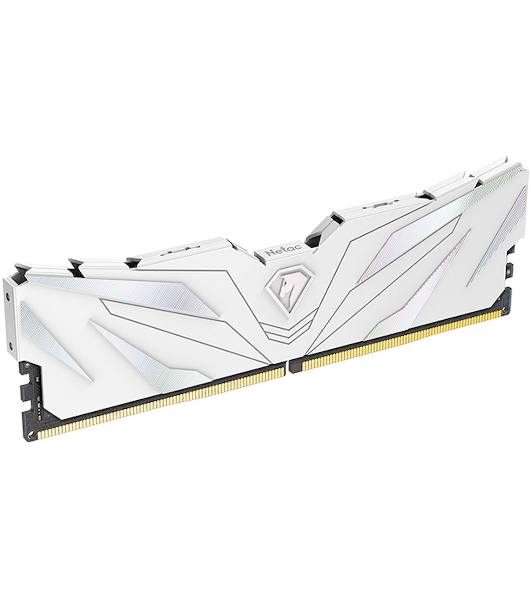 Оперативная память NETAC, DDR4, 8GB (1x8GB), 3200MHz, CL16, DIMM, с радиатором, белый