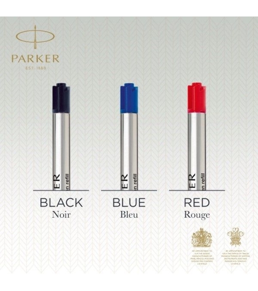 Стержень шариковый Parker QuinkFlow Z08 (CW1950372) M 1мм, черные чернила, блистер (2шт)