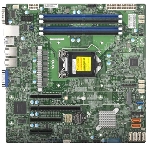 Материнская плата Supermicro MBD-X12STL-F-B, LGA1200, Intel C252, 4xDDR4, 6xSATA, 1xM.2 (PCIe 3.0 x4), 1xPCIe 4.0 x16, 2xPCIe 4.0 x8, 1xPCIe 4.0 x4, 2xLAN, mATX, фото6