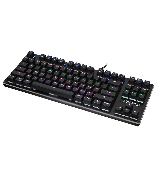 Клавиатура SunWind SW-K900G проводная, USB Type-A, чёрный