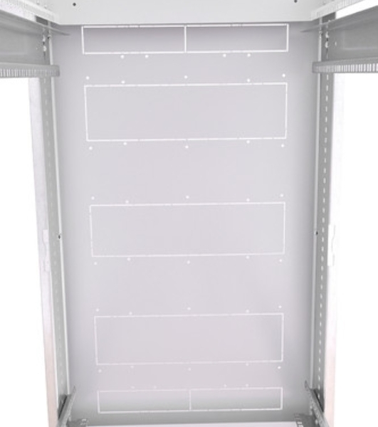 Шкаф коммутационный ЦМО ШТК-М-42.8.10-3ААА 42U 800x1000 мм пер. дв. металл задн. дв. стал. лист 2 бок. пан. 500 кг серый
