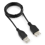 Кабель-удлинитель Гарнизон USB 2.0, AM/AF, 1м, пакет (GCC-USB2-AMAF-1M), фото 1