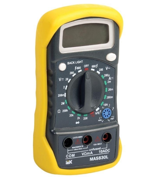 Мультиметр цифровой Master MAS830L IEK TMD-3L-830