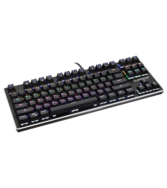 Клавиатура SunWind SW-K900G проводная, USB Type-A, чёрный