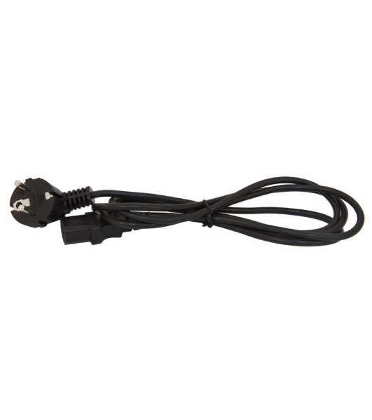 Кабель питания Cord Power Gembird/Cablexpert 1.8м, Schuko- C13, 6А, черный, с зазем.