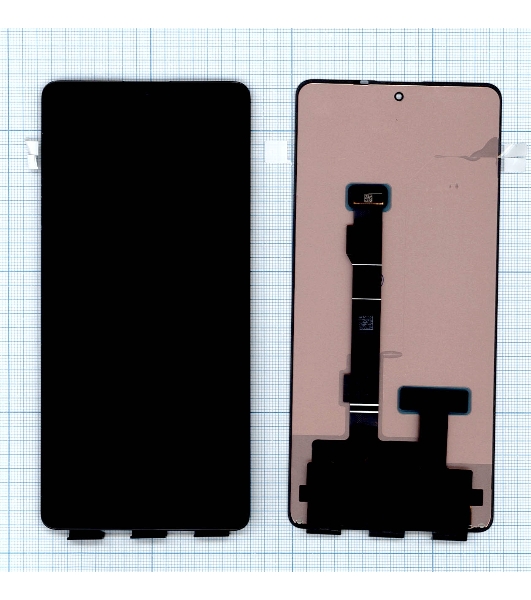 Дисплей для Xiaomi Poco X5 Pro, Redmi Note 12 Pro в сборе с тачскрином (original) черный