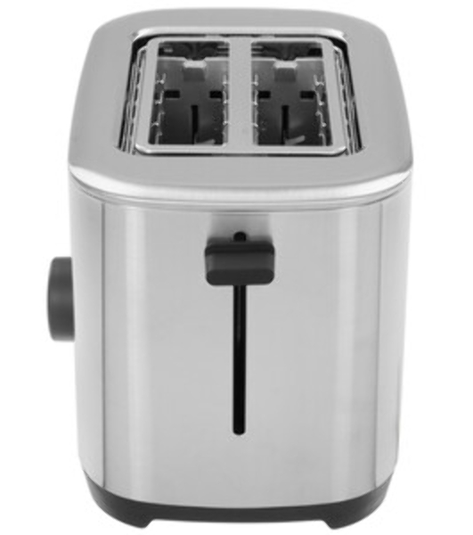 Тостер BQ T1010 чёрный/нержавеющая сталь, 800 Вт, 2 слота