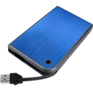 Внешний корпус для HDD/SSD AgeStar 3UB2A14 SATA II пластик/алюминий синий 2.5'
