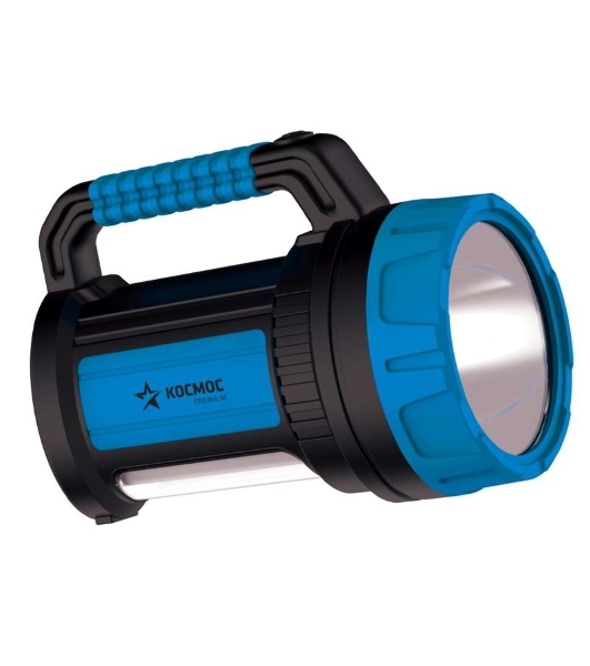 Фонарь светодиодный аккум. Космос premium 7W LED зарядное устройство 220/12В USB зарядка телефона