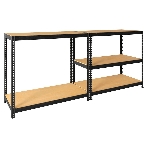 Стеллаж Практик SBL 180KD пол.:5 разборная 1803x750x350мм антрацит (S24499371109), фото3
