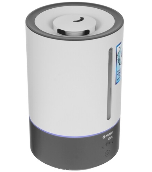 Увлажнитель воздуха Vitek VT-2346(MC) белый/серый, 30 м², 5 л