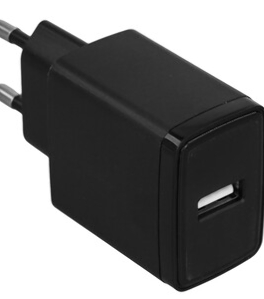 Сетевое зарядное устройство Cablexpert MP3A-PC-57, 5Вт, 1А, 1хUSB, черный, пакет