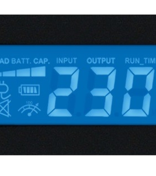 Источник бесперебойного питания CyberPower PR1000ELCDRT1U/1000 ВА/800 Вт/USB/RS-232/EPO/SNMPslot/6 x IEC 320 C13 (компьютерная)