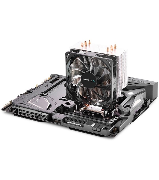 Кулер Deepcool GAMMAXX 400 BLUE BASIC серебристый 120мм алюминий+медь 1500rpm 30db 4-pin 130W 154мм