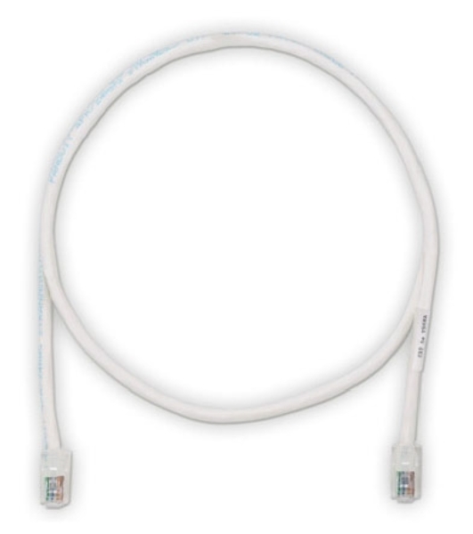 Кабель Патч-корд Panduit UTPCH10MY вилка RJ-45-вилка RJ-45 кат.5е 10м белый ПВХ