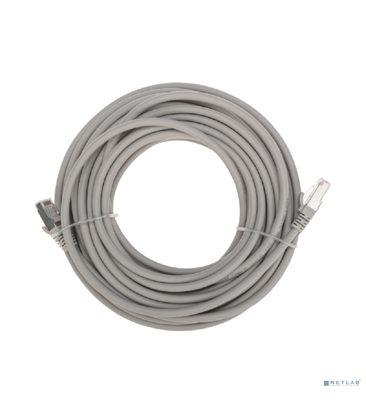 Патч-корд S/FTP Rexant кат.6A (10G), RJ45-RJ45, неэкранированный, 28AWG, LSZH, серый, 10 м