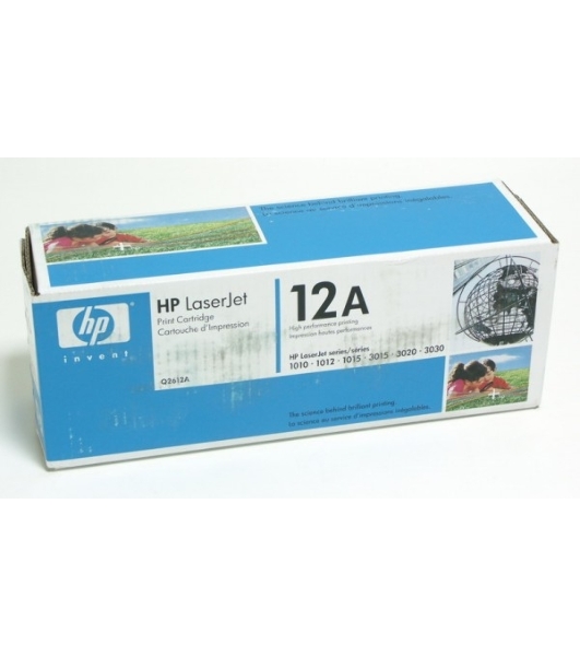 Картридж лазерный HP Q2612A черный для LaserJet 1010/1018/1020/1012/1015/3015/3020/3030 (2000 стр.)