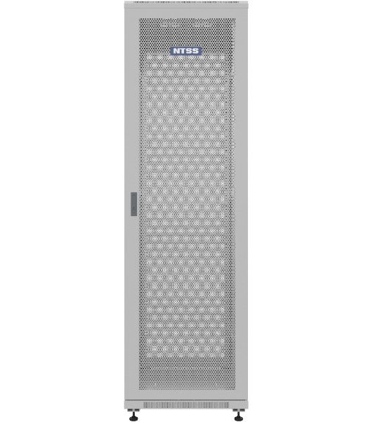 Шкаф серверный NTSS Премиум (NTSS-R42U6080PD/PD) напольный 42U 600x800мм пер.дв.перфор. задн.дв.перфор. 900кг серый IP20 сталь