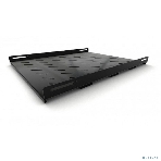 Полка стационарная Hyperline TSH3H-650-RAL9004 1U нагр.:100кг. 19' 650мм черный (упак.:1шт), фото3