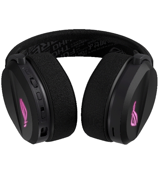 Гарнитура ASUS A501 ROG чёрный, беспроводная, Bluetooth, подсветка