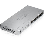 Коммутатор Zyxel GS1008HP Switch PoE +, 8xGE PoE +, tabletop, metal, silent, budget PoE 60 W, фото 1