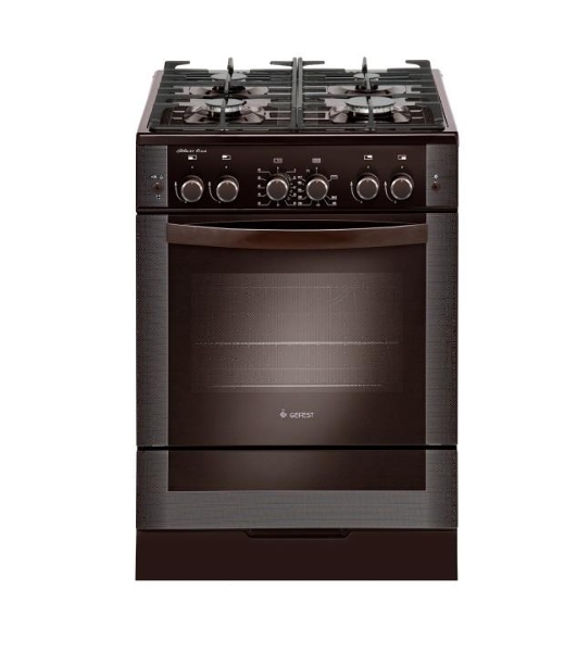 Плита газовая Gefest 6500-02 0045 коричневый, конфорок 4 шт, духовка 52 л, 60 см x 85 см x 60 см