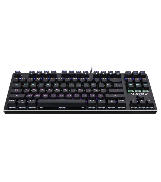 Клавиатура SunWind SW-K900G проводная, USB Type-A, чёрный