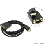 Кабель-переходник VCOM DisplayPort --> VGA_M/M 1,8 м CG607-1.8M, фото5