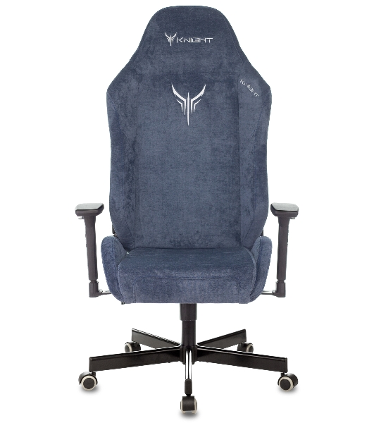 Кресло Knight N1 Fabric синий, ткань, 120 кг, механизм качания