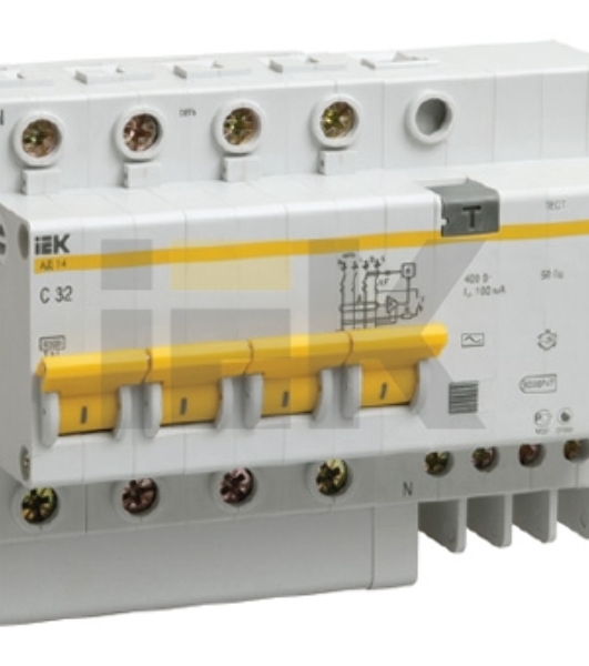 Выключатель автоматический дифференциального тока IEK MAD10-4-040-C-300 АД14 4Р 40А 300мА IEK