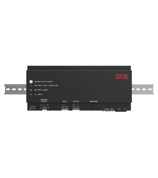 Источник бесперебойного питания Powercom DRU 500VA/300W, DIN Rail, 230V, RS-232, 2 year warranty (1114005)
