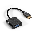 Кабель-переходник HDMI-VGA ExeGate EX-HDMIM-VGAF-0.2 (19M/15F, 0,2м), фото2