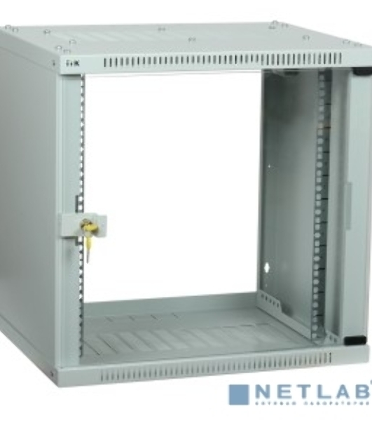 Шкаф ITK LWE3-06U66-GF LINEA WE 6U 600x600 мм дверь стекло серый